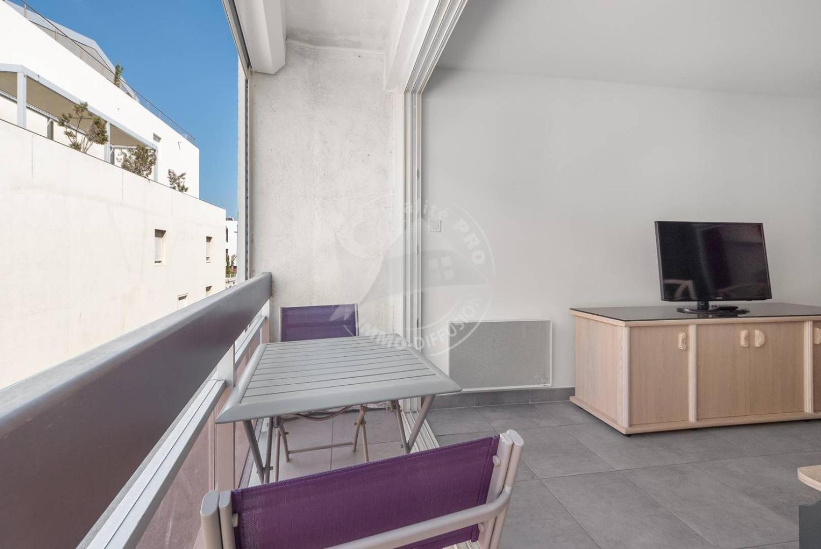 AS21512 - Studio Cabine vue mer latérale avec parking privé à 20m de la plage Le Grau-du-Roi Extérieur photo